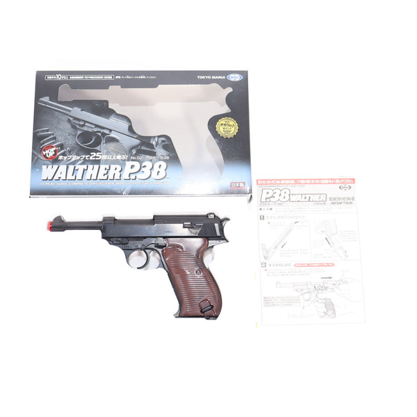 【中古即納】[MIL] 東京マルイ エアーハンドガン ワルサーP38 ホップアップ (10歳以上専用)(20131031)