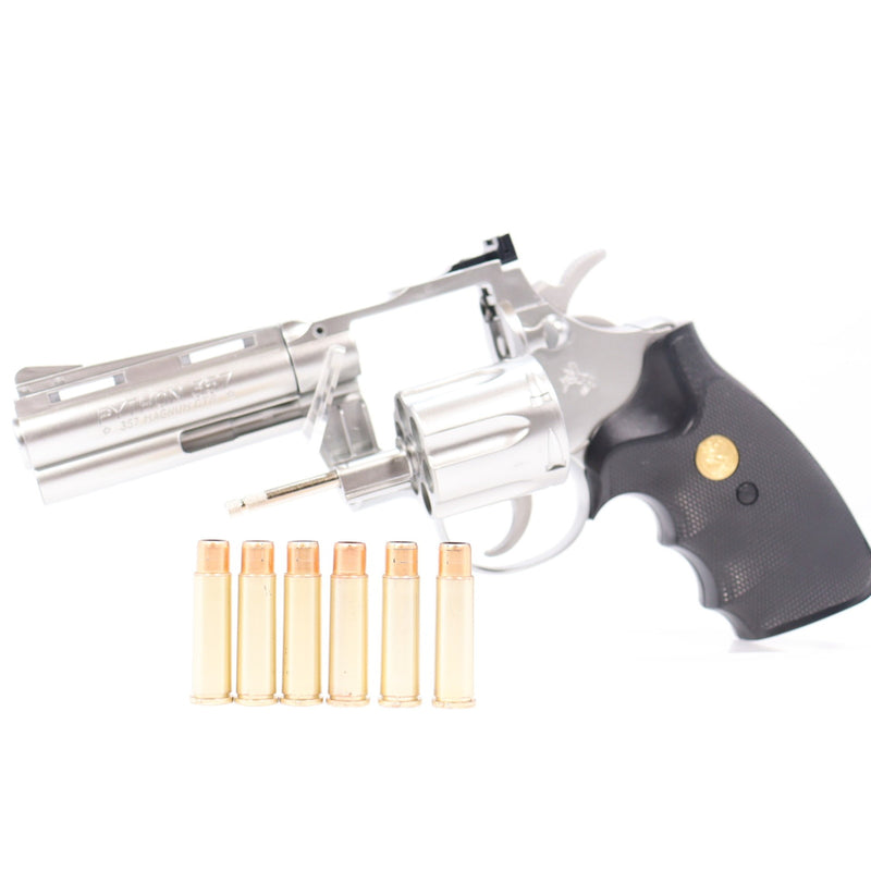 【中古即納】[MIL] 東京マルイ BBエアリボルバー コルトパイソン.357マグナム 4インチ ステンレスモデル (10歳以上専用)(20160409)