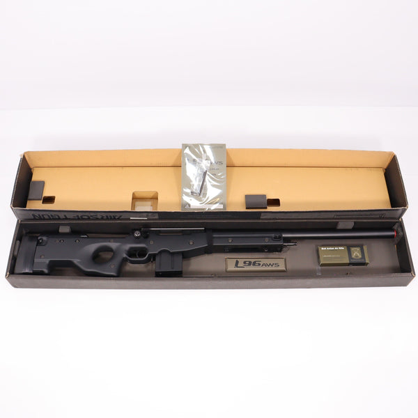 L96 AWS ブラックストック - ボルトアクションエアーライフル