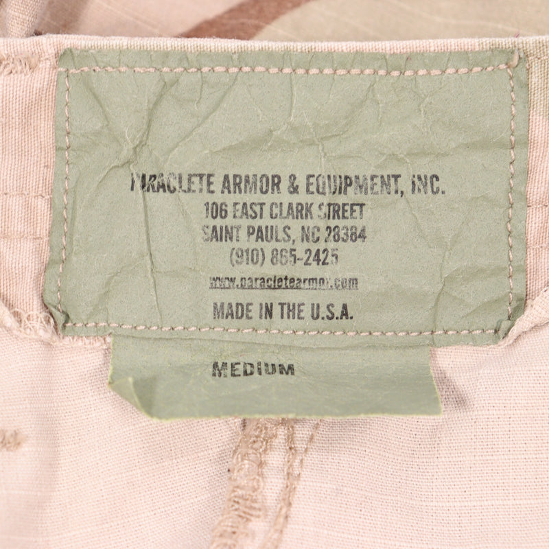 【中古即納】[MIL] PARACLETE ARMOR & EQUIPMENT BDU上下セット サイズUS.M 3Cデザート(20150223)