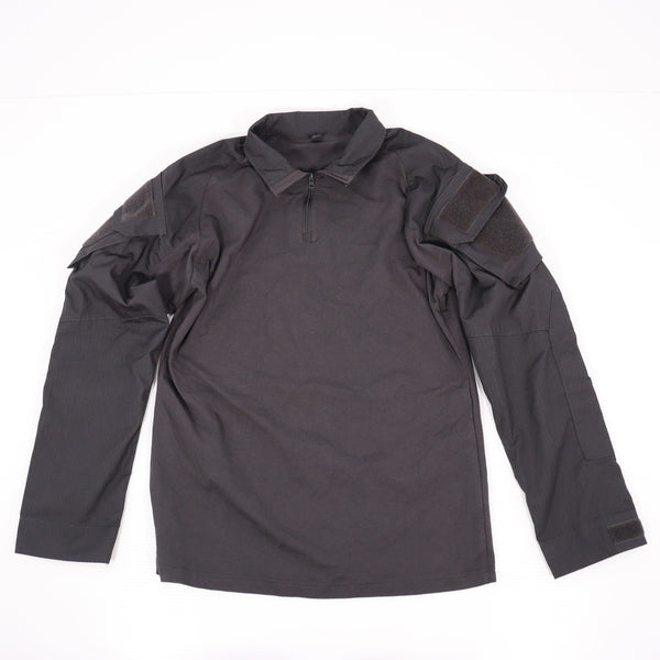 【中古即納】[MIL] ノーブランド コンバットシャツ サイズXL BK(ブラック/黒)(20150223)