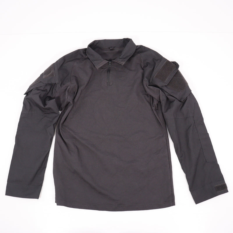 【中古即納】[MIL] ノーブランド コンバットシャツ サイズXL BK(ブラック/黒)(20150223)