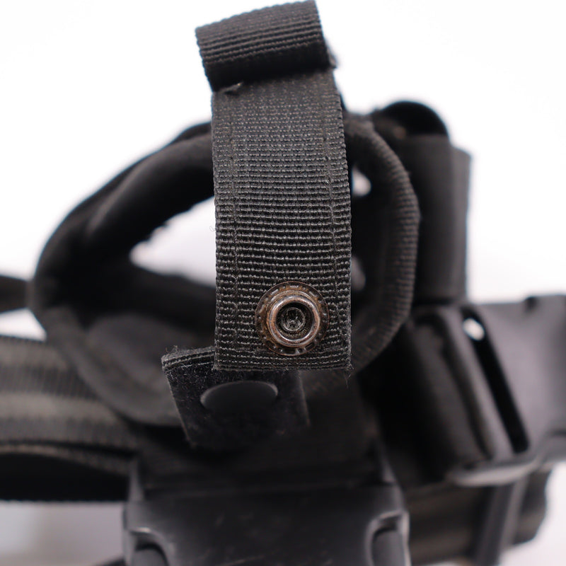 【中古即納】[MIL] ノーブランド トルネードレッグホルスター 左用 BK(ブラック/黒)(20150223)