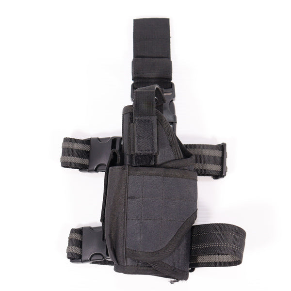 【中古即納】[MIL] ノーブランド トルネードレッグホルスター 左用 BK(ブラック/黒)(20150223)