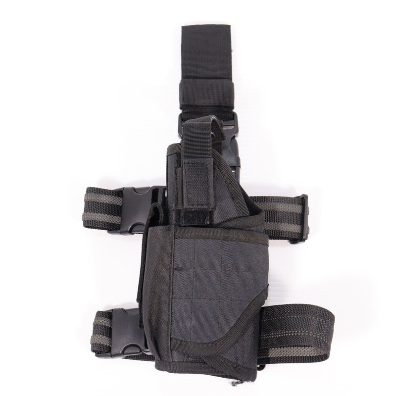 【中古即納】[MIL] ノーブランド トルネードレッグホルスター 左用 BK(ブラック/黒)(20150223)