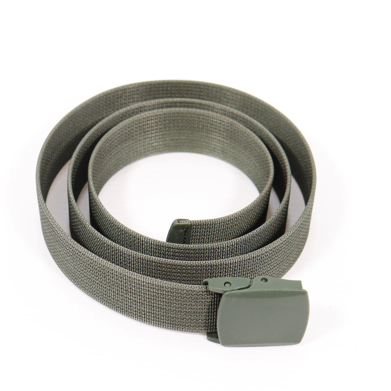 【中古即納】[MIL] ノーブランド プラスチックバックル BDUベルト サイズ～120cm OD(オリーブドラブ)(20150223)