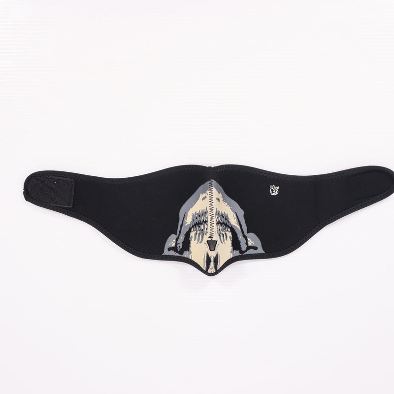 【中古即納】[MIL] ZAN HEADGEAR(ザンヘッドギア) ネオプレーン ハーフフェイスマスク スカル(WNFM002H)(20150223)