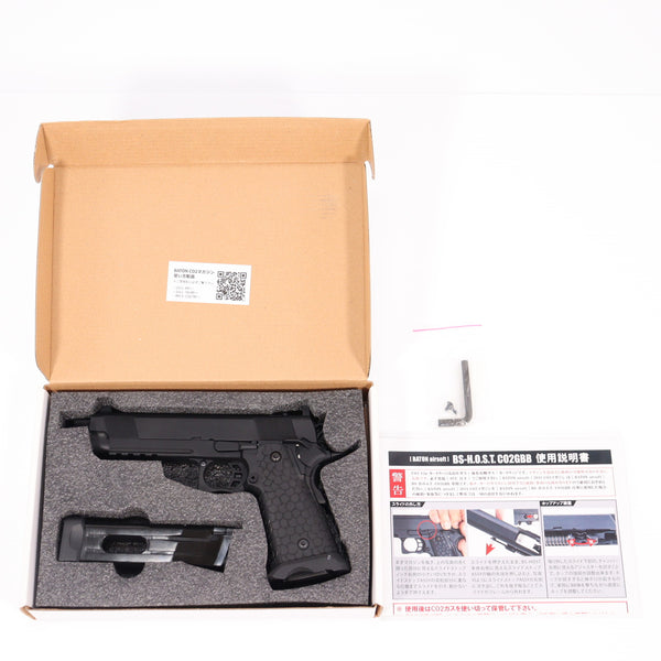 【中古即納】[MIL] BATON airsoft(バトンエアソフト) CO2ガスブローバック BS-H.O.S.T. CO2GBB【JASG認定】セカンドロット (18歳以上専用)(20220218)