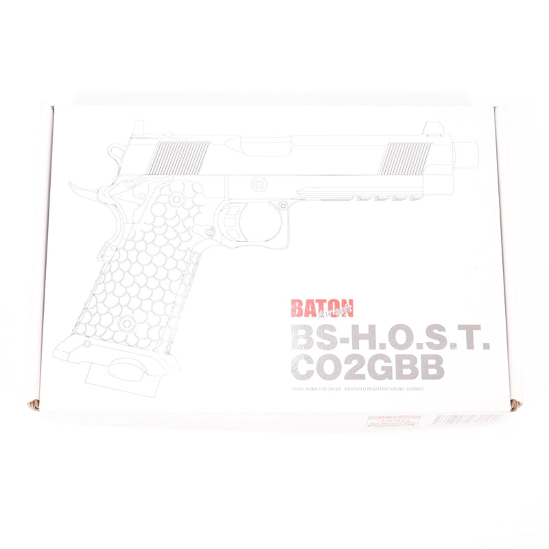【中古即納】[MIL] BATON airsoft(バトンエアソフト) CO2ガスブローバック BS-H.O.S.T. CO2GBB【JASG認定】セカンドロット (18歳以上専用)(20220218)