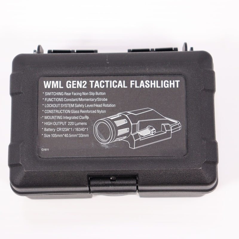 【中古即納】[MIL] WADSN INFORCEタイプ WML ウェポンライト BK(ブラック/黒)(WM104-BK)(20150223)