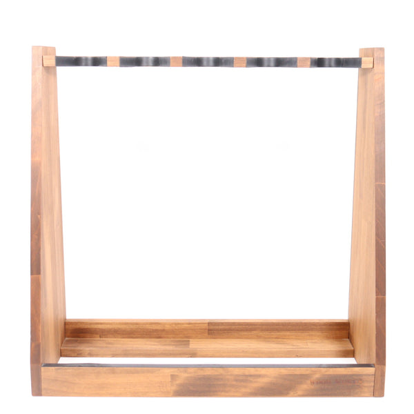 【中古即納】[MIL] WOOD WORKS(ウッドワークス) 木製ガンラック 5丁掛 ブラウン(20150223)