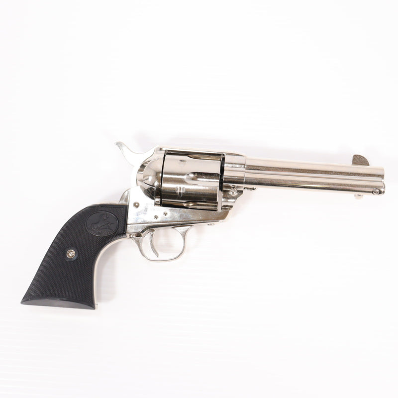 【中古即納】[MIL] タナカワークス ガスリボルバー コルト SAA.45 シビリアン ニッケルフィニッシュ ABS (18歳以上専用)(20150223)