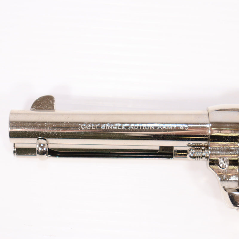【中古即納】[MIL] タナカワークス ガスリボルバー コルト SAA.45 シビリアン ニッケルフィニッシュ ABS (18歳以上専用)(20150223)