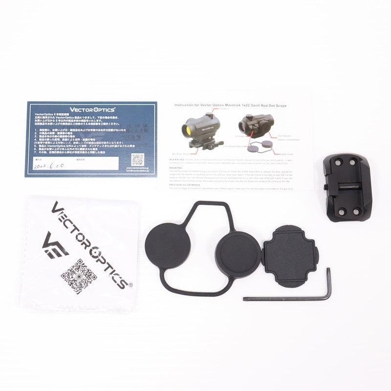 【中古即納】[MIL] VECTOR OPTICS(ベクターオプティクス) Maverick(マーベリック) 1×22 Gen II ドットサイト(SCRD-12II)(20150223)