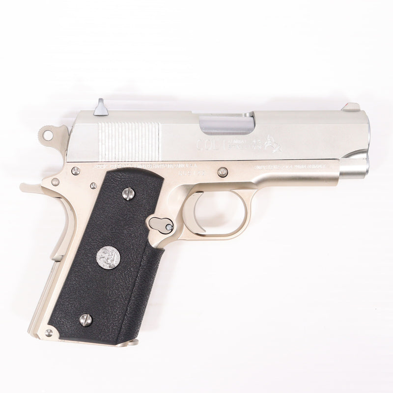 【中古即納】[MIL] MGC ガスブローバック コルト コンバットスタリオン オールシルバー ABS マグナブローバック (18歳以上専用)(20150223)