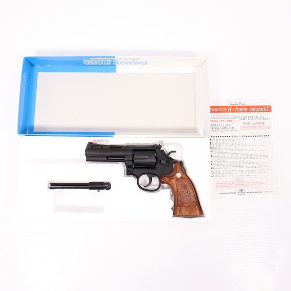 【中古即納】[MIL] タナカワークス ガスリボルバー スモルト リボルバー 4インチ スクエアバット HW(ヘビーウェイト) Ver.3 (18歳以上専用)(20230318)