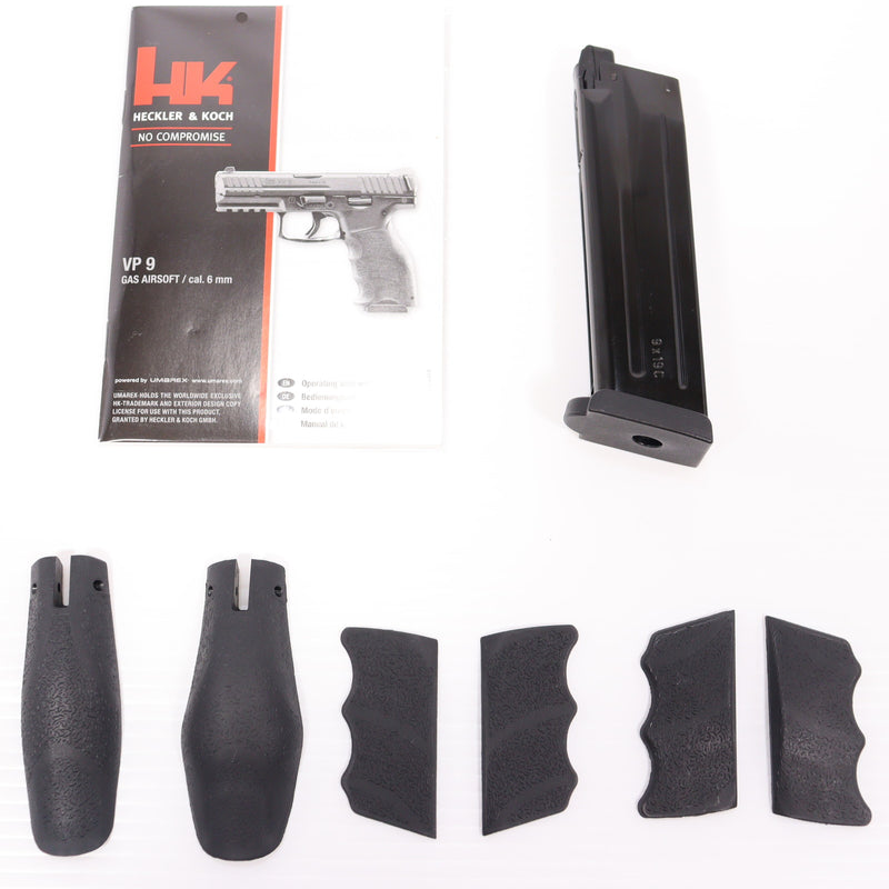 【中古即納】[MIL] VFC/UMAREX(ウマレックス) ガスブローバックピストル H&K(ヘッケラーアンドコッホ) VP9 STD BK(ブラック/黒)(JPver./HKライセンス)(UM3T-VP9-BK01) (18歳以上専用)(20161121)