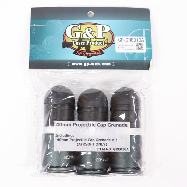 【中古即納】[MIL] G&P M433タイプ 40mm ラバースラッググレネードカートリッジ 3発セット(GRE010A)(20150223)