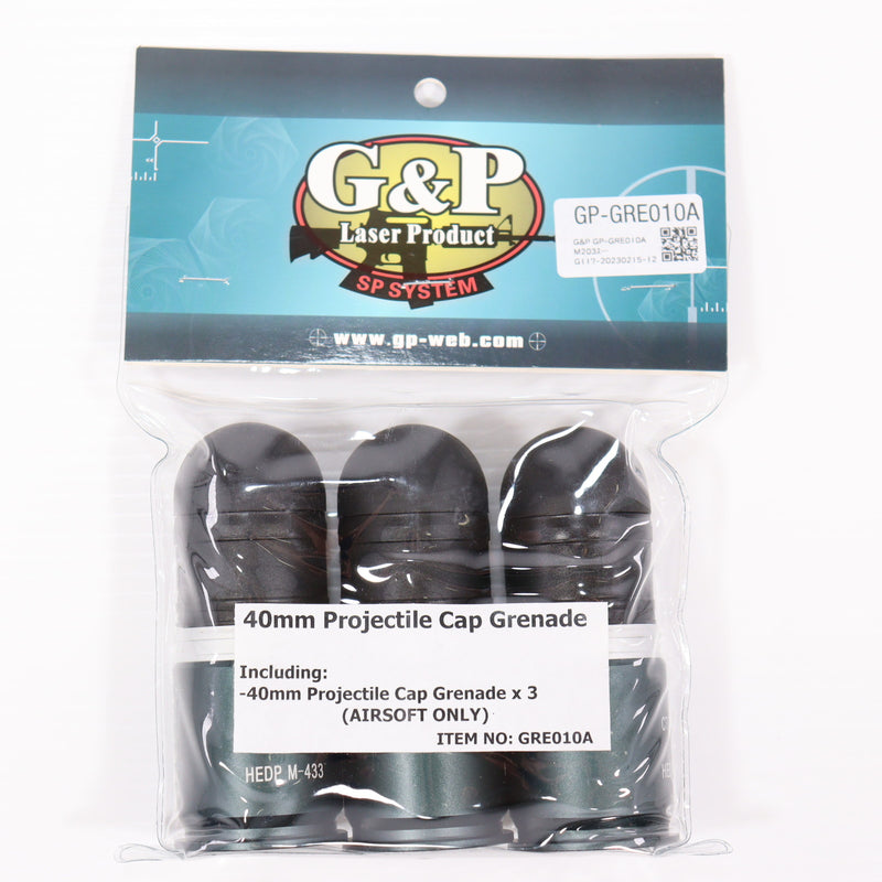 【中古即納】[MIL] G&P M433タイプ 40mm ラバースラッググレネードカートリッジ 3発セット(GRE010A)(20150223)