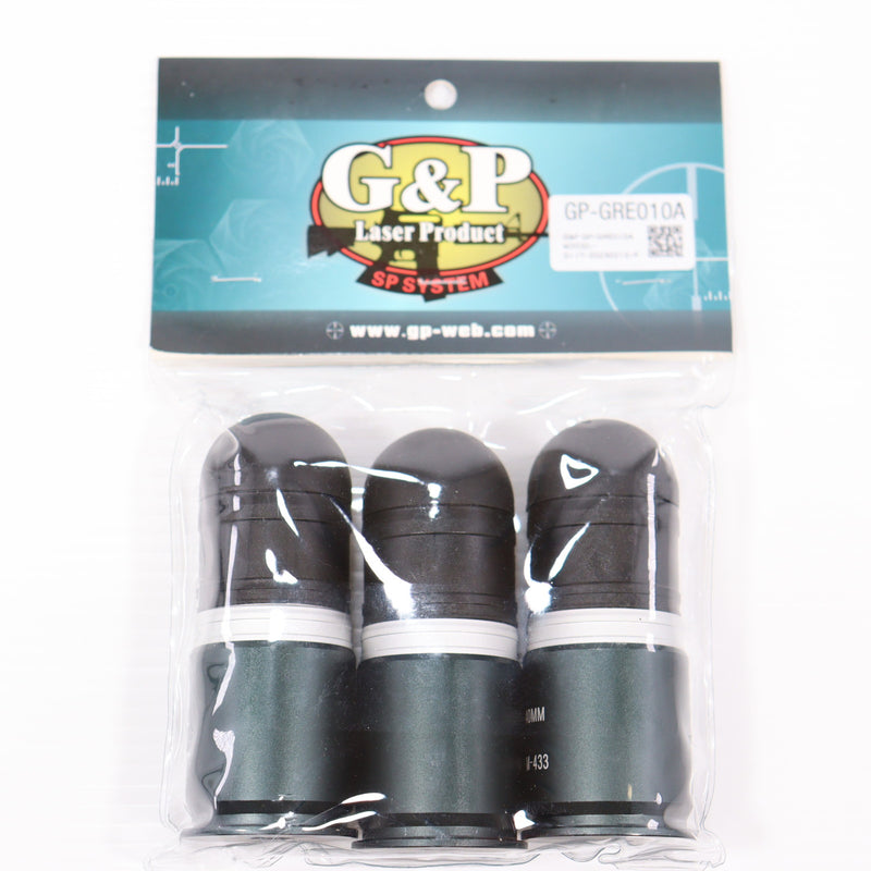 【中古即納】[MIL] G&P M433タイプ 40mm ラバースラッググレネードカートリッジ 3発セット(GRE010A)(20150223)