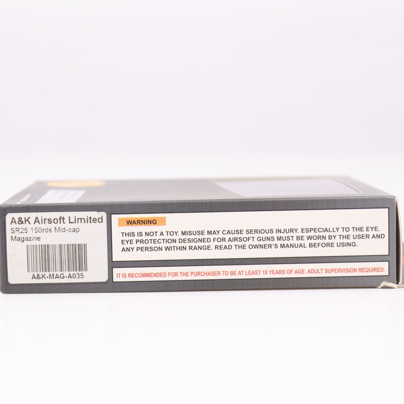 【中古即納】[MIL] A&K SR25用 150連 ミッドキャップマガジン(A&K-MAG-A035)(20150223)