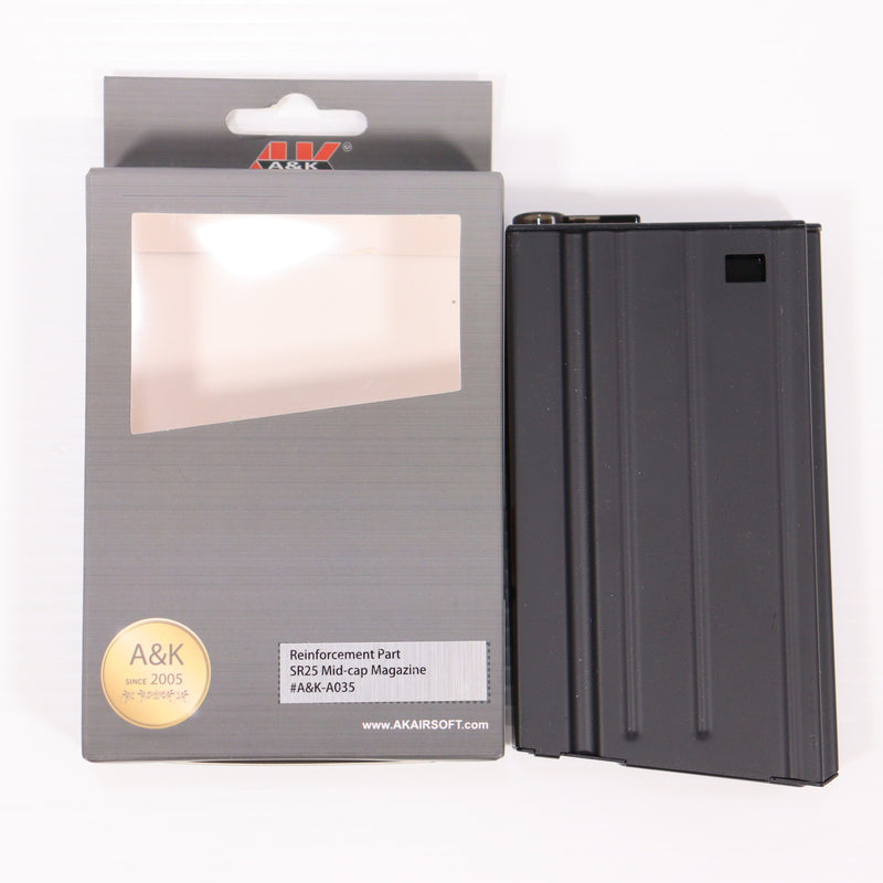 【中古即納】[MIL] A&K SR25用 150連 ミッドキャップマガジン(A&K-MAG-A035)(20150223)