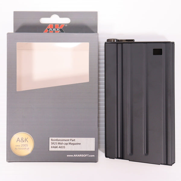 【中古即納】[MIL] A&K SR25用 150連 ミッドキャップマガジン(A&K-MAG-A035)(20150223)
