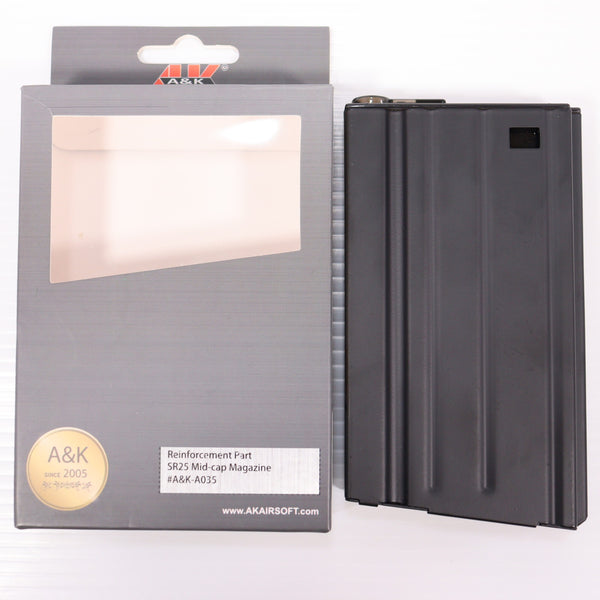 【中古即納】[MIL] A&K SR25用 150連 ミッドキャップマガジン(A&K-MAG-A035)(20150223)