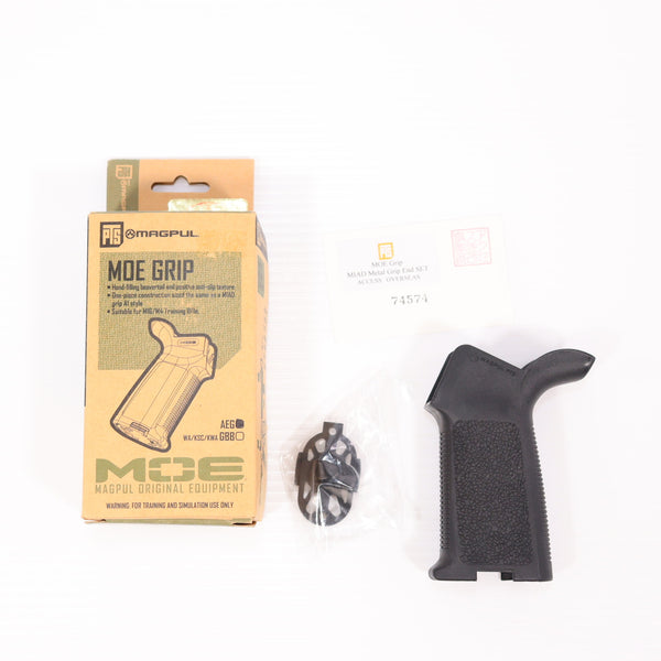 【中古即納】[MIL] MAGPUL PTS(マグプルPTS) MOE ピストルグリップ for AEG BK(ブラック/黒)(20150223)