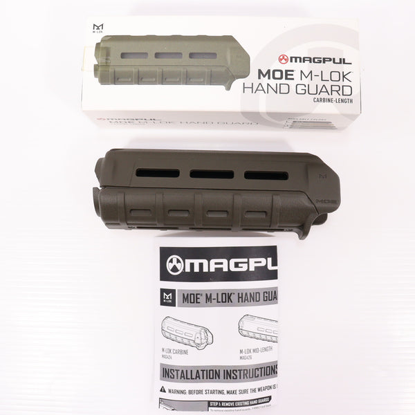 【中古即納】[MIL] MAGPUL(マグプル) MOE M-LOKハンドガード カービンレングス OD(オリーブドラブ)(MAG424ODG)(20150223)