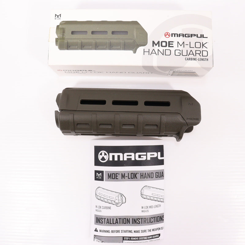 【中古即納】[MIL] MAGPUL(マグプル) MOE M-LOKハンドガード カービンレングス OD(オリーブドラブ)(MAG424ODG)(20150223)