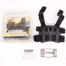 【中古即納】[MIL] BLACKHAWK!(ブラックホーク) ホルスター用レッグプラットフォーム BK(ブラック/黒)(432000PBK)(20150223)