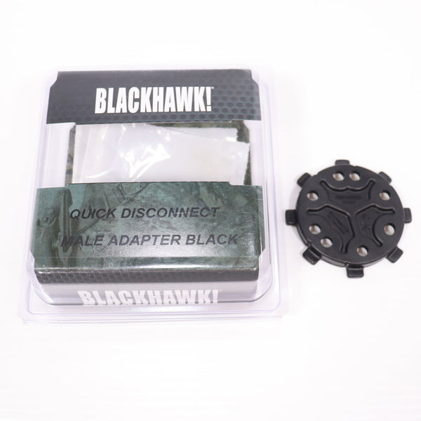 【中古即納】[MIL] BLACKHAWK!(ブラックホーク) クイックディスコネクトアダプター オス BK(ブラック/黒)(旧パッケージ)(430951BK)(20150223)