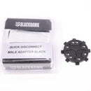 【中古即納】[MIL] BLACKHAWK!(ブラックホーク) クイックディスコネクトアダプター オス BK(ブラック/黒)(430951BK)(20150223)