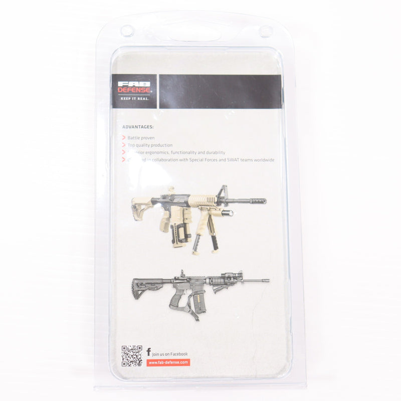 【中古即納】[MIL] FAB-Defense(ファブディフェンス) DPR16/4 ダブルピカティニーレイル M16/M4 スタンダードハンドガード対応 BK(ブラック/黒)(20150223)