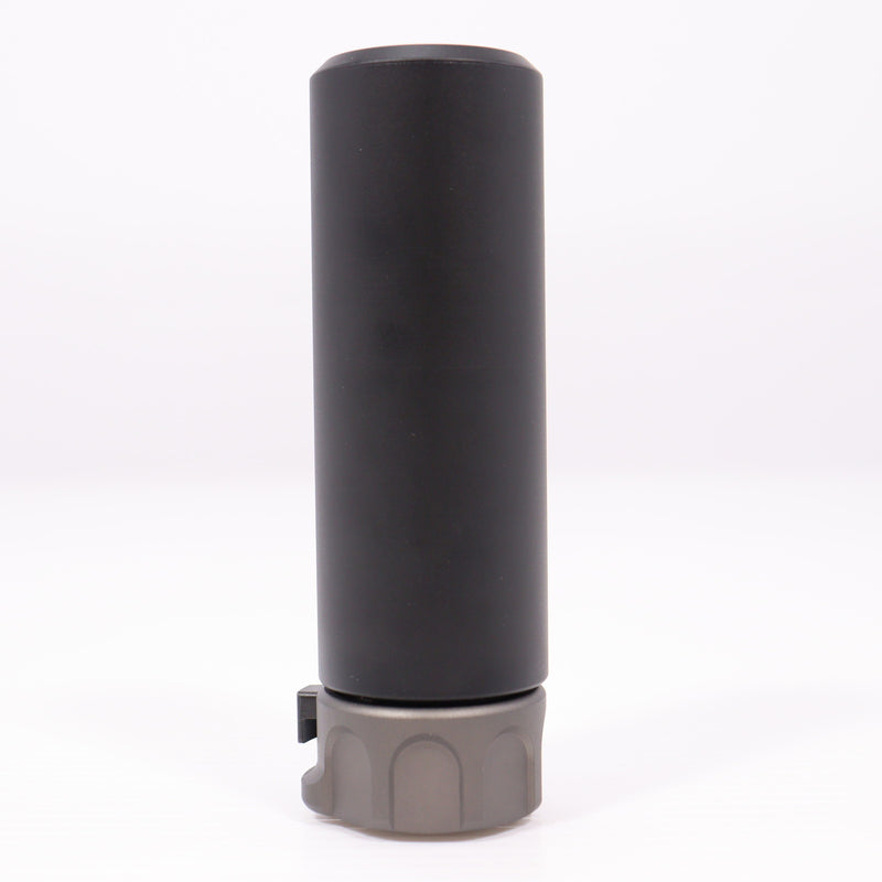 【中古即納】[MIL] Airsoft Artisan(エアソフト・アルチザン) SUREFIREタイプ SOCOM556-MINI QDダミーサイレンサー & FH556RC スチールフラッシュハイダー BK(ブラック/黒)(AA-SIL-04-BK-A)(20150223)
