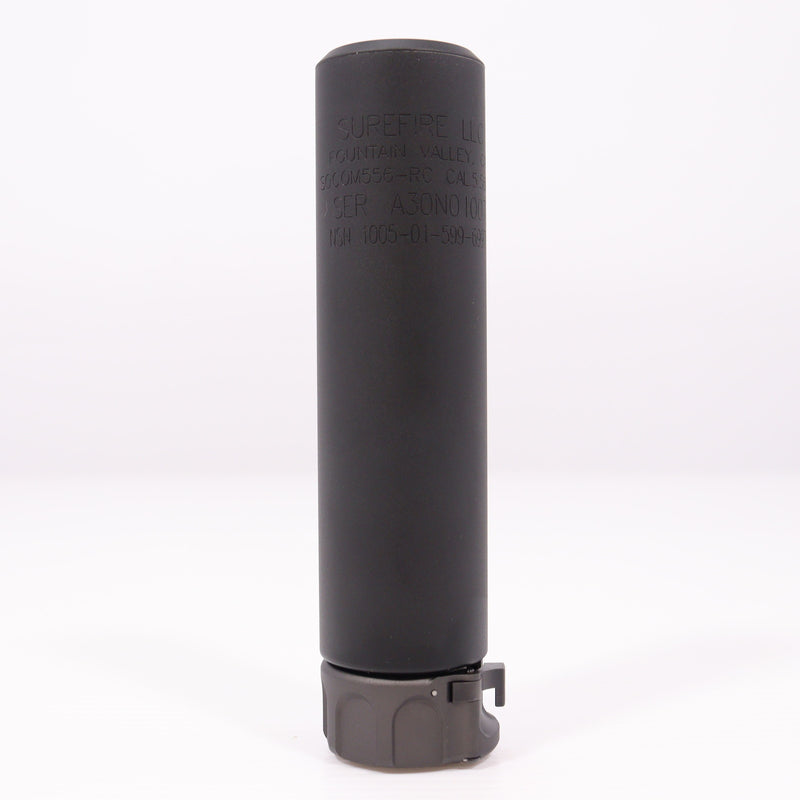 【中古即納】[MIL] Airsoft Artisan(エアソフト・アルチザン) SUREFIREタイプ SOCOM556-RC QDダミーサイレンサー & FH556RC スチールフラッシュハイダー BK(ブラック/黒)(AA-SIL-05-BK-A)(20150223)