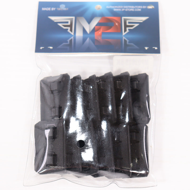 【中古即納】[MIL] WADSN M-LOK レイルカバー Type2 12ピース BK(ブラック/黒)(MP02028-BK)(20150223)