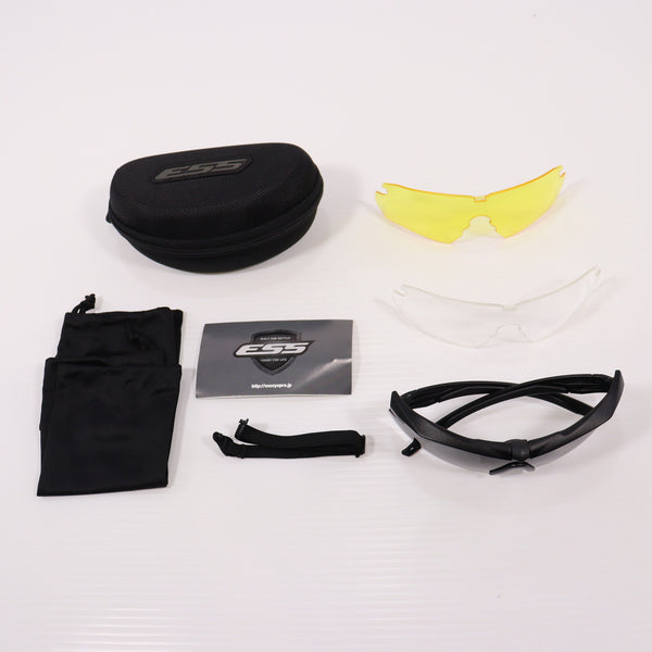 【中古即納】[MIL] ESS(Eye Safety Systems) CROSSBOW バリスティックアイシールド 3レンズ(740-0387)(20150223)