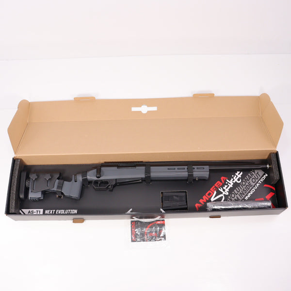 【中古即納】[MIL] ARES(アレス) エアコッキングライフル AMOEBA STRIKER AST-01 アーバングレー(AST-01-UG) (カスタム品) (18歳以上専用)(20150223)