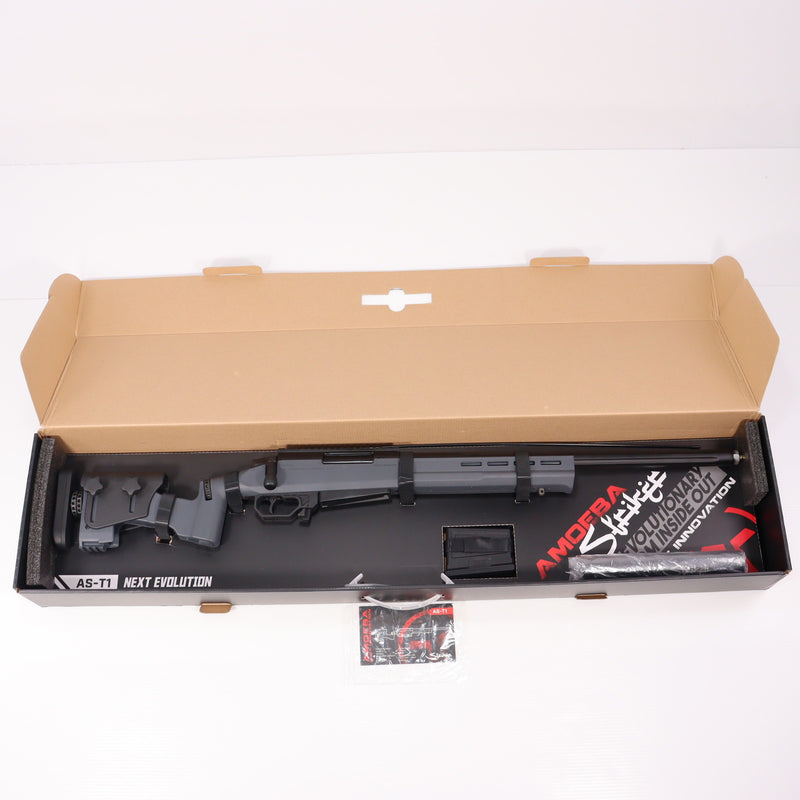 【中古即納】[MIL] ARES(アレス) エアコッキングライフル AMOEBA STRIKER AST-01 アーバングレー(AST-01-UG) (カスタム品) (18歳以上専用)(20150223)