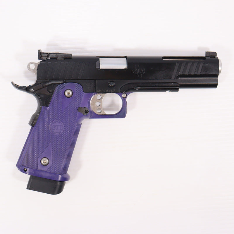 【中古即納】[MIL] KSC ガスブローバック STI イーグル5.5 ロングスライド ブラック リミテッド (カスタム品) (18歳以上専用)(20150223)