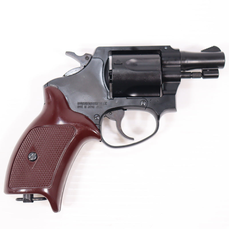 【中古即納】[MIL] マルシン工業 ガスリボルバー 8mm ポリスリボルバー 2インチ ブラックABS (18歳以上専用)(20150223)