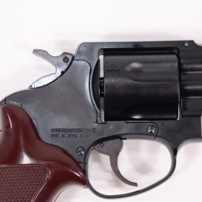 【中古即納】[MIL] マルシン工業 ガスリボルバー 8mm ポリスリボルバー 2インチ ブラックABS (18歳以上専用)(20150223)