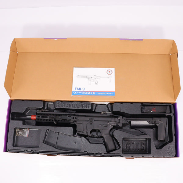 【中古即納】[MIL] G&G ARMAMENT(ジーアンドジーアーマメント) 電動サブマシンガン FAR9(EGC-FAR-9MM-BNB-NCS) (18歳以上専用)(20150223)