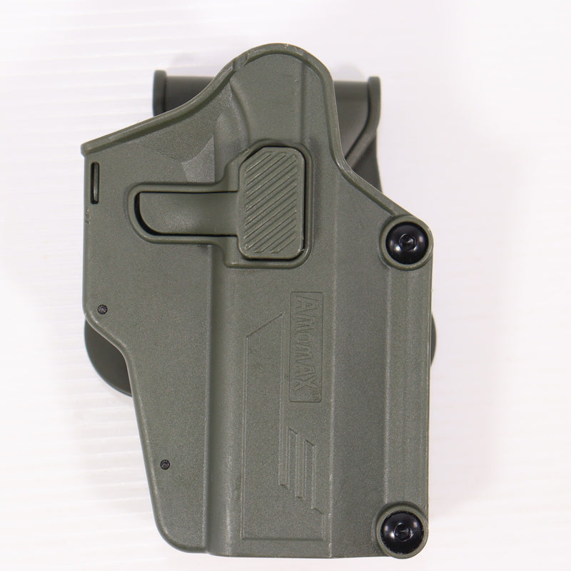 【中古即納】[MIL] AMOMAX(アモマックス) マルチ・フィット・ホルスター OD(オリーブドラブ) 右用(AM-UHOD)(20150223)