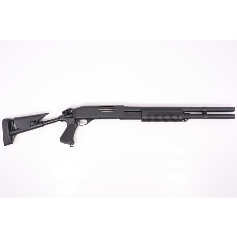【中古即納】[MIL] CYMA(シーマ) エアショットガン M870 ロング リトラクタブルストック スポーツライン Remington刻印 BK(ブラック/黒)(CM353L) (18歳以上専用)(20150223)