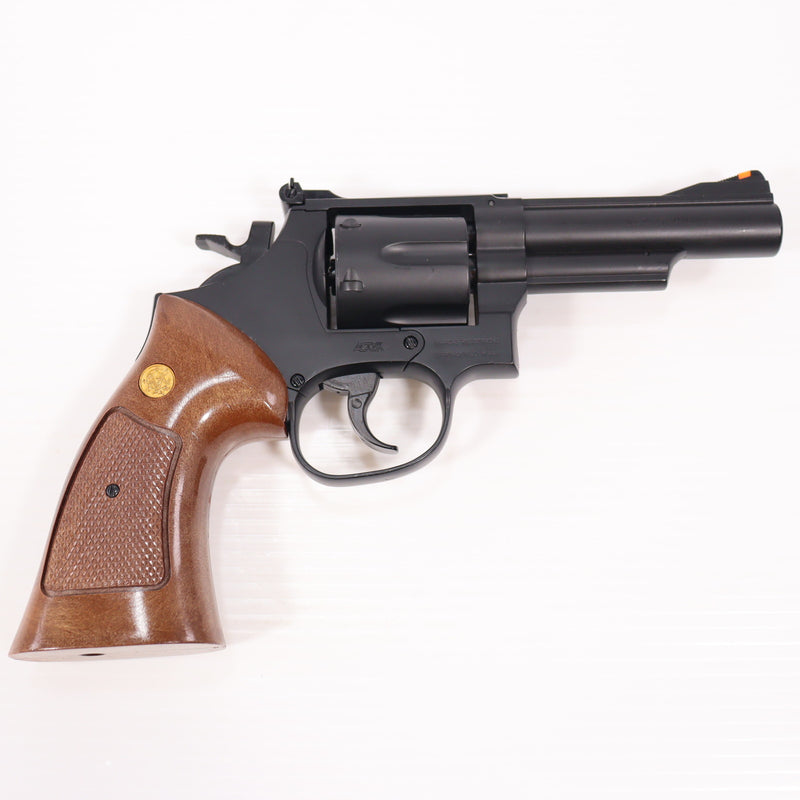 【中古即納】[MIL] クラウンモデル ガスリボルバー S&W(スミスアンドウェッソン) M19.357マグナム 4インチ ウッドタイプグリップ(No.13338) (18歳以上専用)(20240903)