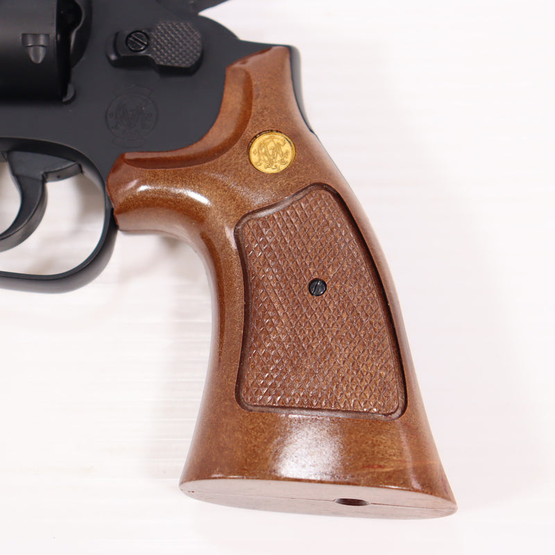 【中古即納】[MIL] クラウンモデル ガスリボルバー S&W(スミスアンドウェッソン) M19.357マグナム 4インチ ウッドタイプグリップ(No.13338) (18歳以上専用)(20240903)