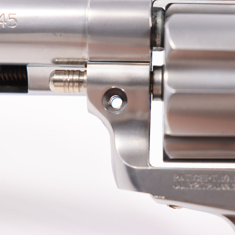 【中古即納】[MIL] マルシン工業 ガスリボルバー コルト SAA.45 シビリアン シルバーモデル ABS(旧型) (ジャンク品) (18歳以上専用)(20150223)